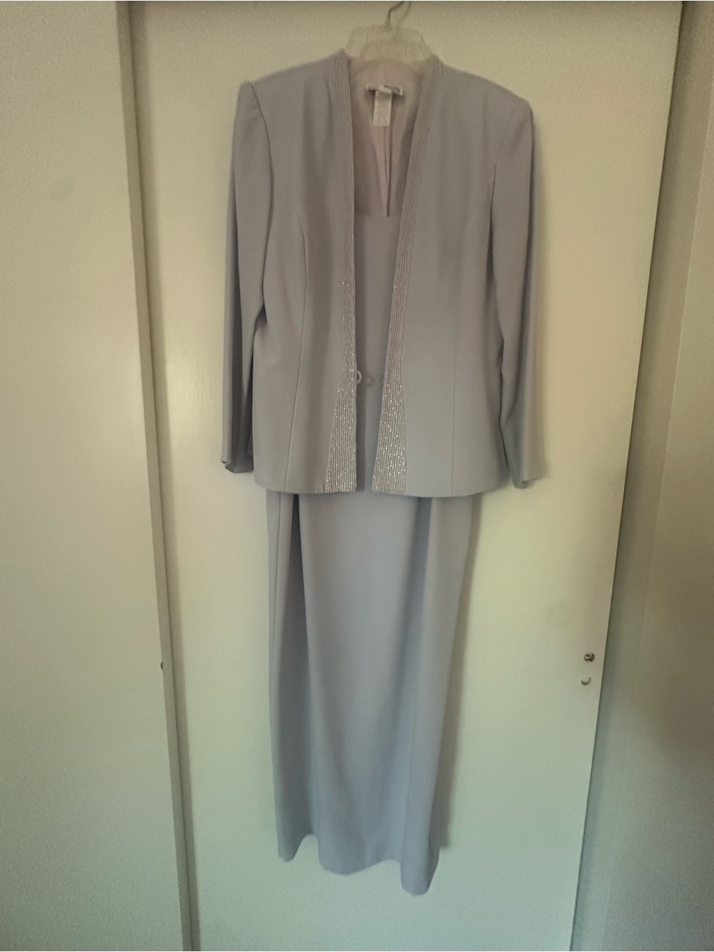 Karen Millen Light Lavender Two-Piece Dress and Jacket